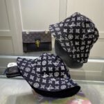Louis Vuitton Monogram Jacquard Denim Bucket Hat Black - Image 2