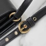 Saint Laurent Le Maillon Satchel In Smooth Leather Black 6497952R20W1000 - Image 2