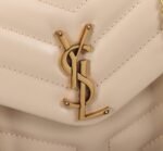 Saint Laurent Loulou Small Chain Bag In Matelassé Y Dark Beige Gold 23Cm 494699Dv7272721 - Image 5