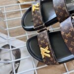 Louis Vuitton Lv Sunset Flat Comfort Mule Brown Cacao 1Ad1He - Image 4