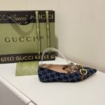 Gucci Women’S Gg Horsebit Ballet Flat Denim 635101 2Kq80 4462 - Image 5