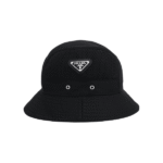 Prada Mesh Panel Bucket Hat Black