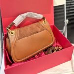 Gucci Blondie Small Shoulder Bag Light Brown Suede 26Cm 815715 Caaau 2808 - Image 7