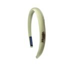 Prada Small Prada Milano Headband With Gold Hardware In Light Green