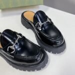 Gucci Women’S Mule With Horsebit Black 764207 Ds800 1000 - Image 7