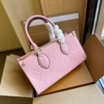 Louis Vuitton Onthego East West Bag Pink 25Cm - Image 2