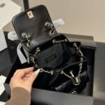 Chanel Mini Duma Backpack Black 20Cm As2908 B09750 94305 - Image 9