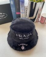 Prada Bucket Hats Wide-Brimmed Hats Black - Image 2