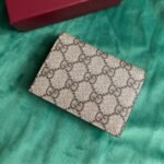 Gucci Gg Mini Wallet With Dog Detail Beige And Dark Brown 11Cm - Image 4