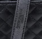 Saint Laurent Envelope Small Bag In Mix Matelassé Grain De Poudre Embossed Black Noir 600195Bow981000 - Image 4