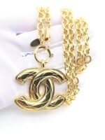 Chanel Cc Gold Necklace - Image 4