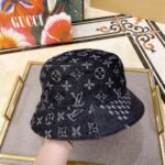 Louis Vuitton Monogram Denim Bucket Hat Black - Image 2