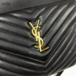 Saint Laurent Joe Backpack In Black Gold 29Cm 6726091El071000 - Image 4