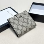 Gucci Ophidia Short Wallet Canvas Grey 11Cm - Image 3