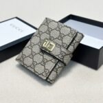 Gucci Ophidia Short Wallet Canvas Grey 11Cm - Image 8