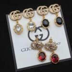 Gucci Gg Crystal Drop Earrings - Image 2
