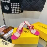 Fendi First Ff Transparent Plastic Handle Pink - Image 3