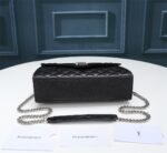 Saint Laurent Envelope Small Bag In Mix Matelassé Grain De Poudre Embossed Black Silver 21Cm 600195Bow921000 - Image 5