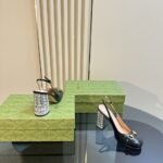 Gucci Women’s Horsebit Pump With Crystals Black ‎795984 Bnc00 1000 - Image 8