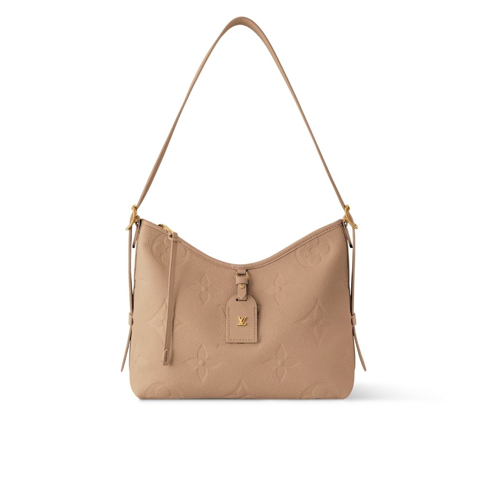 6-3-15 Louis Vuitton Carryall PM Monogram Empreinte Turtledove 29Cm - Image 1