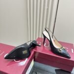 Gucci Women’s Horsebit Pump Gg Leather Black 792065 Aaegj 1000 - Image 4