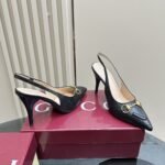 Gucci Women’s Horsebit Pump Gg Leather Black 792065 Aaegj 1000 - Image 3