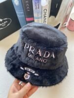 Prada Bucket Hats Wide-Brimmed Hats Black - Image 3
