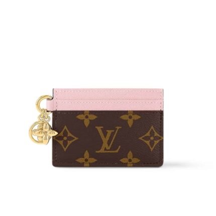 Louis Vuitton Lv Charms Card Holder Ballerine Pink 10.2Cm M82739