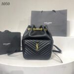 Saint Laurent Joe Backpack In Black Gold 29Cm 6726091El071000 - Image 6