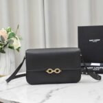 Saint Laurent Le Maillon Satchel In Smooth Leather Black 6497952R20W1000 - Image 4