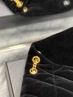 Saint Laurent Lou Puffer Toy Bag In Quilted Black - Image 7