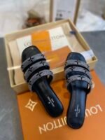 Louis Vuitton Appeal Flat Mules Slides Black 1A95T8 - Image 9