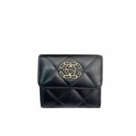 Chanel 19 Flap Card Holder Black 11Cm Ap1790 B04852 94305