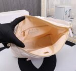 Chanel Maxi Hobo Bag Black Calfskin And Gold Tone Metal White 28Cm As4339 - Image 2