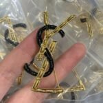 Saint Laurent Crocodile Brooch In Metal - Image 2