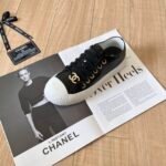 Chanel Women’S Sneaker Cc Trainers In Black - Image 7