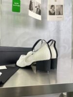 Chanel Mary Janes White And Black G40097 Y56613 K5928 - Image 4