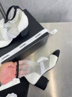 Chanel Mary Janes White And Black G40097 Y56613 K5928 - Image 7