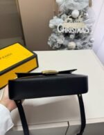 Fendi Baguette Bag Black Leather 25Cm 8Br822Apg6F1Cfj - Image 9