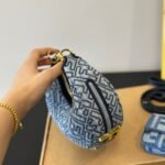 Fendi Nano Fendigraphy Blue Denim 16Cm 7As089Arbmf1Nxj - Image 4