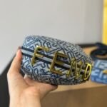 Fendi Nano Fendigraphy Blue Denim 16Cm 7As089Arbmf1Nxj - Image 5