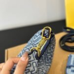Fendi Nano Fendigraphy Blue Denim 16Cm 7As089Arbmf1Nxj - Image 6