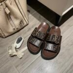 Fendi Ff Double Band Slide Brown - Image 9