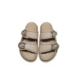 Fendi Feel Leather Slides Beige 8X8326Na7F1Kcu