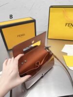 Fendi First Sight Brown Leather Mini Bag 23Cm 8Bs072Anx2F1L1L - Image 5