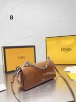 Fendi First Sight Brown Leather Mini Bag 23Cm 8Bs072Anx2F1L1L - Image 9