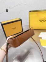 Fendi First Sight Brown Leather Mini Bag 23Cm 8Bs072Anx2F1L1L - Image 7