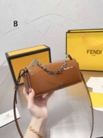 Fendi First Sight Brown Leather Mini Bag 23Cm 8Bs072Anx2F1L1L - Image 8