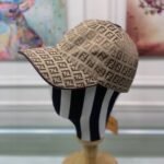 Fendi Zucca Ff Monogram Cap Brown - Image 2
