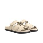 Hermes Chypre Sandal Calfskin Beige